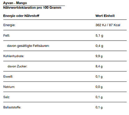 6x Ayvan® Mango (250 ml)
